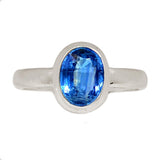 Blue Kyanite Faceted Ring size 8