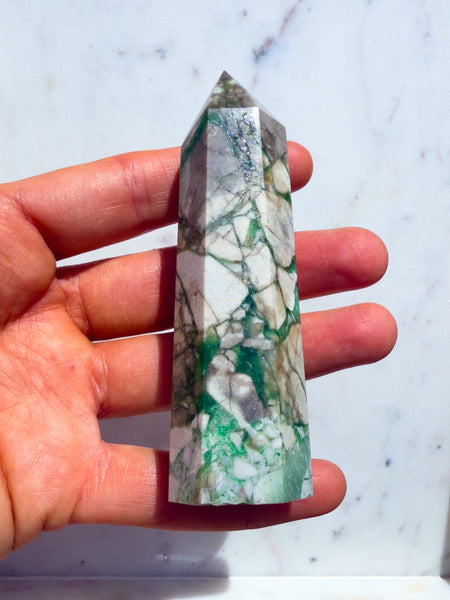 Variscite tower