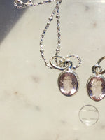 Morganite Faceted Pendant or bundle