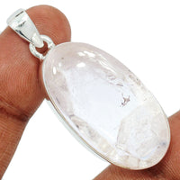 Manifestation Quartz RARE Pendant Large (has rainbow )