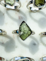 Moldavite Ring Size 8