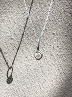 Herkimer Diamond- Aries Birthstone Pendant Sterling Silver