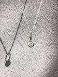 Herkimer Diamond- Aries Birthstone Pendant Sterling Silver