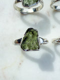 Moldavite Ring Size 11
