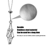 Small size (fits medium size tumble )Stainless Steel Interchangeable necklace