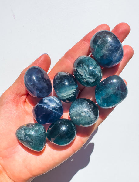 Blue Fluorite Tumblestone