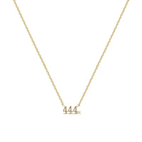 444 Angel Number Necklace