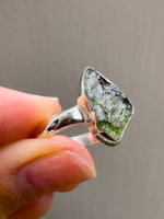 Moldavite Ring Size 8