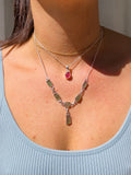 Moldavite Necklace 6 stones