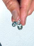 Green Amethyst Faceted Pendant