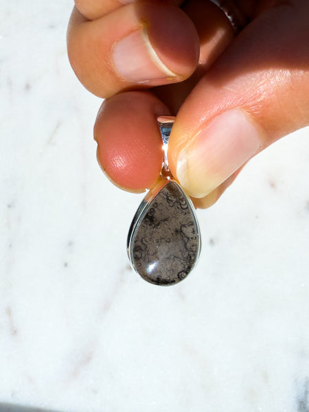 Agni Manitite “Pearl of Fire” Pendant Pear