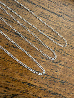 Figaro Chain 16-18 inch adjustble Inch Chain 1.5mm