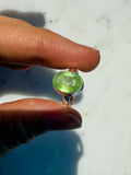 Green Kyanite Faceted ring size 7