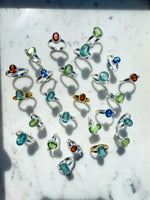Green Kyanite Faceted ring size 9