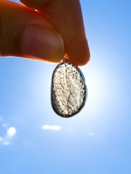 Saffordite Cintamani Stone Pendant
