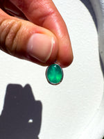 Green Onyx Faceted Pendant