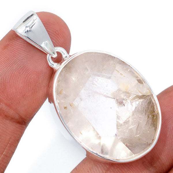 Manifestation Quartz RARE Pendant Large (has rainbow)