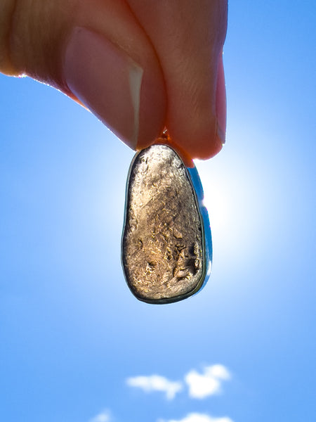 Saffordite Cintamani Stone Pendant