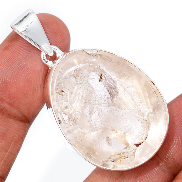Manifestation Quartz RARE Pendant Large (has rainbow)
