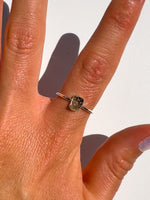 Moldavite Ring size 6.5