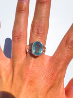 Aqua (Ocean) Kyanite Ring size 9.5