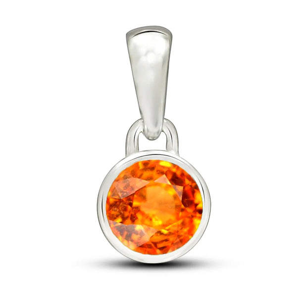 Mandarin Garnet Pendant 5mm (1.17carat)
