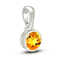 Citrine Pendant 5mm