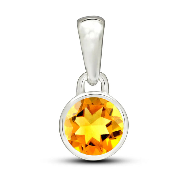 Citrine Pendant 5mm