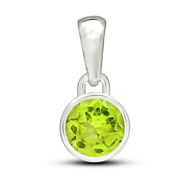 Peridot Pendant 5mm