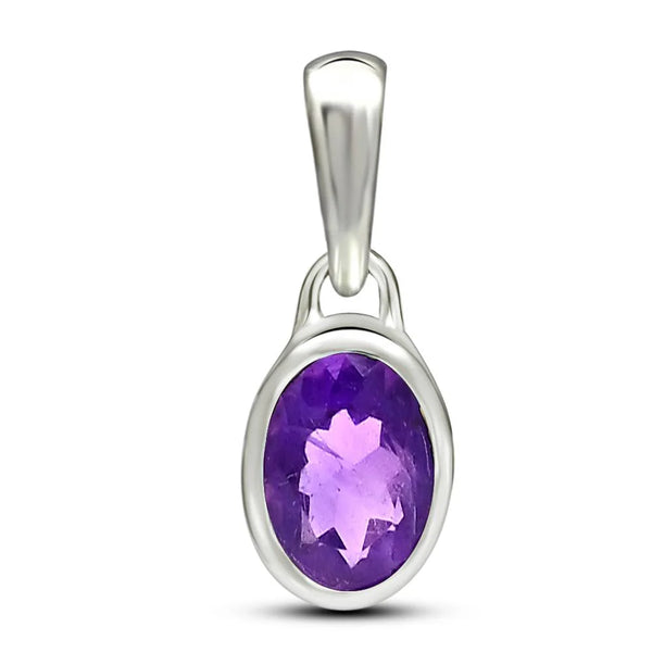 Amethyst Pendant 7x5mm