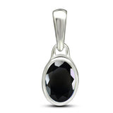 Black Spinel Pendant 7x5mm