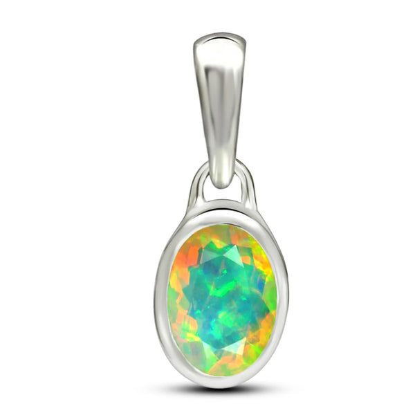 Opal (Ethiopian) Pendant 7x5mm