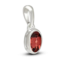 Garnet Pendant 7x5mm