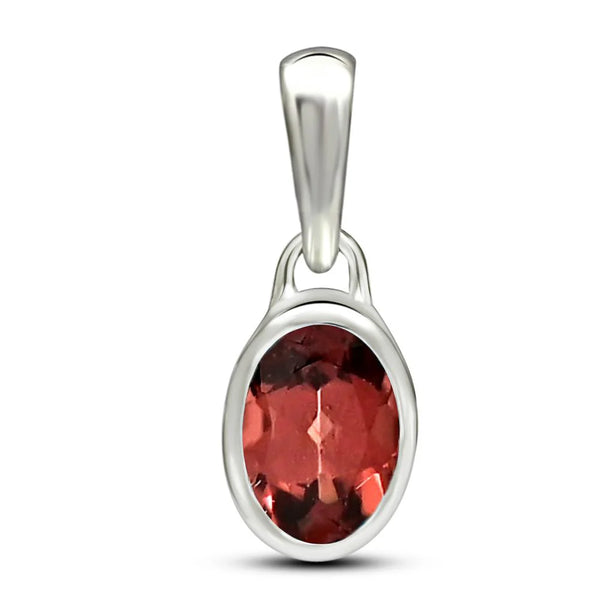Garnet Pendant 7x5mm