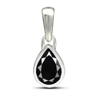 Black Spinel Pendant 7x5mm