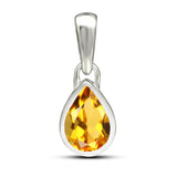 Citrine Pendant 7x5mm