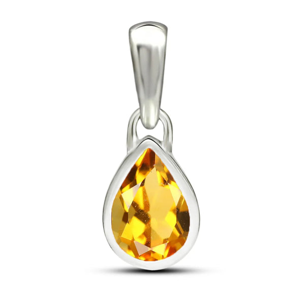 Citrine Pendant 7x5mm