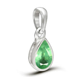 Green Kyanite Pendant 7x5mm