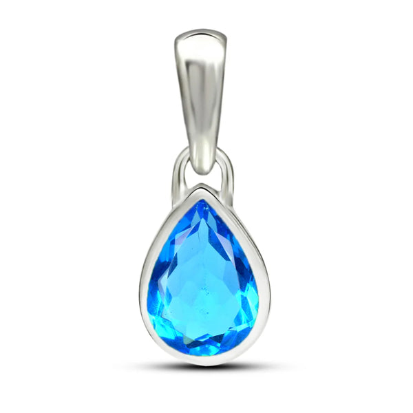 Neon Apatite Pendant 7x5mm
