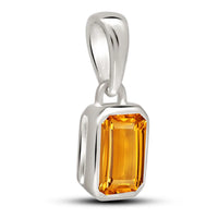 Citrine Pendant 6x4mm