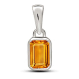 Citrine Pendant 6x4mm