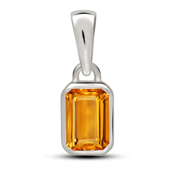 Citrine Pendant 6x4mm