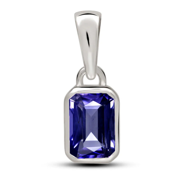 Iolite Pendant 6x4mm