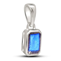 Labradorite Pendant 6x4mm