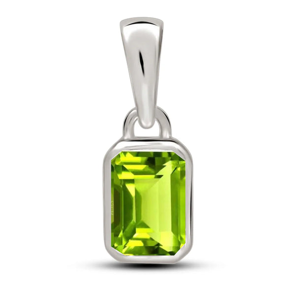 Peridot Pendant 6x4mm