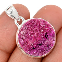 Cobalt Calcite Pendant