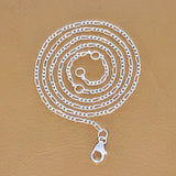 Figaro Chain 16-18 inch adjustble Inch Chain 1mm
