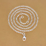 Figaro Chain 16-18 inch adjustble Inch Chain 1.2mm