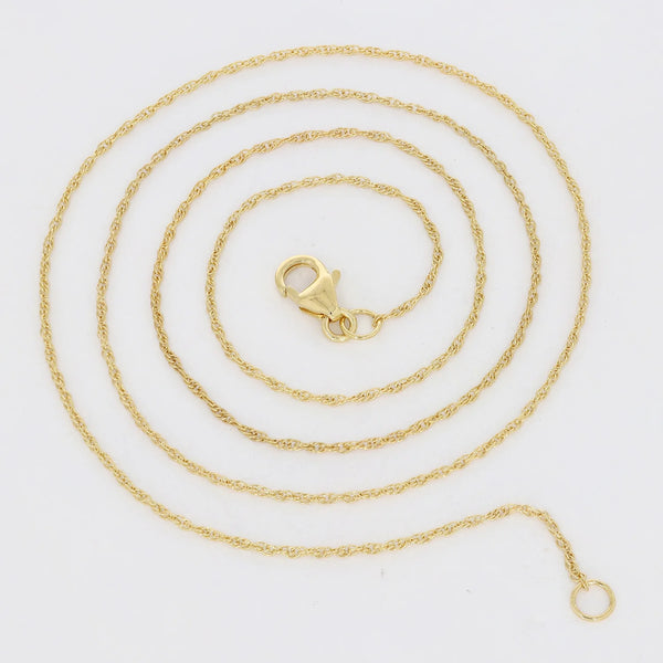 Cable Chain 18 Inch 18k Gold Vermeil Chain