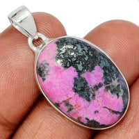 Cobalt Calcite Pendant